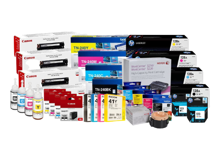 We carry All Brands like  Lexmark, HP, Konica Minolta, Brother and more !